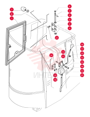 CAB GLASS 76043533