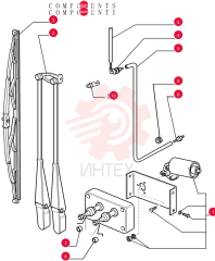 WIPER MOTOR 76043958