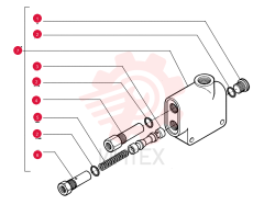 HYDRAULIC VALVE 73163844