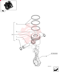 PISTON PIN 504047720