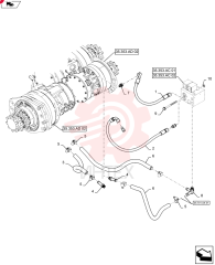 HOSE ASSY.,6.35mm ID x 420.8mm L, SAE 100R17