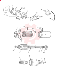 STARTER MOTOR 509911