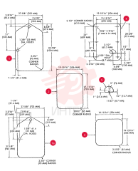 CAB GLASS 680218