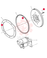 ENGINE FLYWHEEL 508136