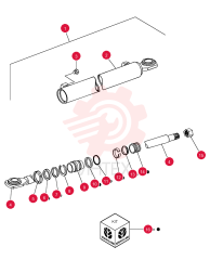 HYDRAULIC CYLINDER 792443 (1)