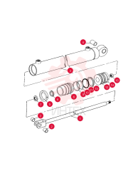 HYDRAULIC CYLINDER 9609095 (1)