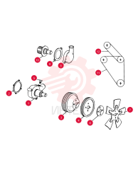 WATER PUMP FOR501860
