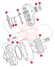 HYDRAULIC PUMP 690858