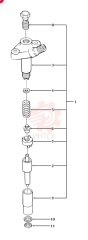 FUEL SYSTEM INJECTOR E7NN9F593CA