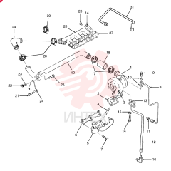 TURBOCHARGER 87801483 (1)
