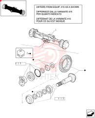 4WD AXLE ASSY 85804954