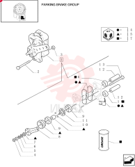 BRAKE ASSY. 85813303