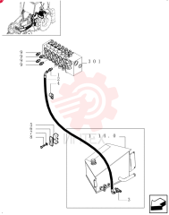 FITTING,9/16"-18 ORFS x 9/16"-18 ORB