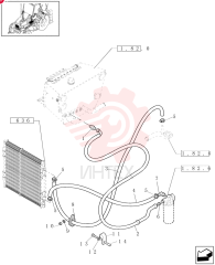 HYD CONNECTOR,1-11/16-12 ORFS x 1-5/16-12 ORB 85802801 (4)