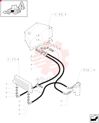 HYD CONNECTOR,1-11/16-12 ORFS x 1-5/16-12 ORB
