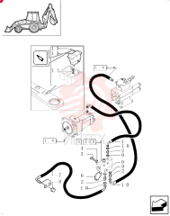 HYDRAULIC HOSE 85812160