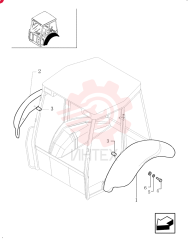 REAR FENDER 85801611