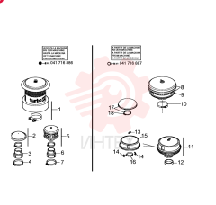 AIR PRE-CLEANER ASSY 85807059