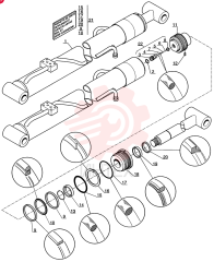 HYDRAULIC CYLINDER 85813550