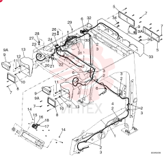 WIRE HARNESS 87459479