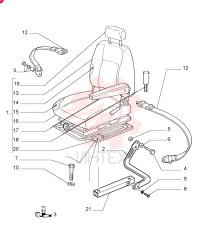 DRIVER SEAT 76043365