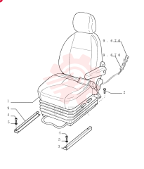DRIVER SEAT 76070628