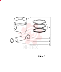 PISTON ASSY 1931044