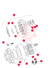 HYDRAULIC PUMP,16.7 CC