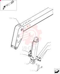 CYLINDER,Double Acting, 70mm Rod, 442mm Stroke 87590836 (1)