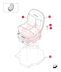 DRIVER SEAT 87752467