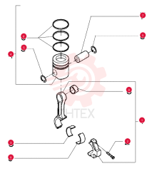 CONNECTING ROD 71101706
