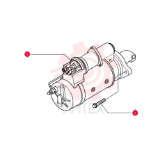 STARTER MOTOR 75323045