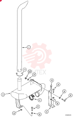 EXHAUST SYSTEM PIPE 86983125 (1)