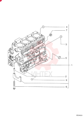 CYLINDER BLOCK,4 Cylinders