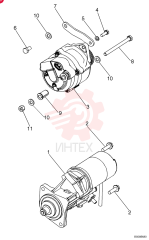 STARTER MOTOR,12V, 2.7kW 86992395 (2)