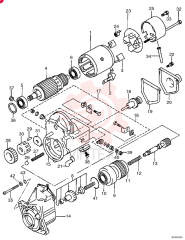 STARTER MOTOR,12V, 2.7kW 86992395 (1)