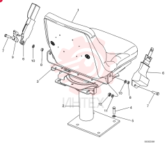 SEAT ASSY. 87564198 (2)