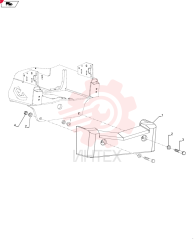 COUNTERWEIGHT,Front, 440 Lb