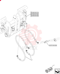 HYDRAULIC HOSE 47728534 (2)