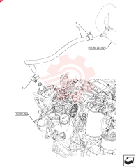 FLEXIBLE HOSE 84573524