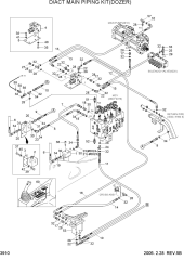D/ACT MAIN PIPING KIT(DOZER)