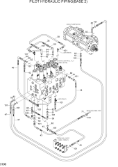 PILOT HYDRAULIC PIPING(BASE 2)