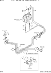 PILOT HYDRAULIC PIPING(CONTROL 2)