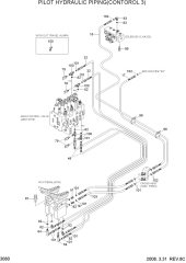 PILOT HYDRAULIC PIPING(CONTROL 3)