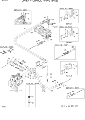 UPPER HYDRAULIC PIPING(BASE)