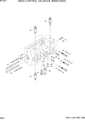 MAIN CONTROL VALVE(2/4,2-BLOCK,#650-939)