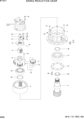 SWING REDUCTION GEAR