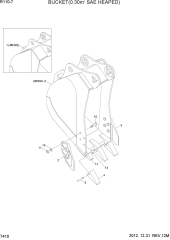 BUCKET(0.30M3 SAE HEAPED)