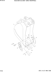 BUCKET(0.30M3 SAE HEAPED)