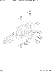MAIN CONTROL VALVE(2/4, -#0117)